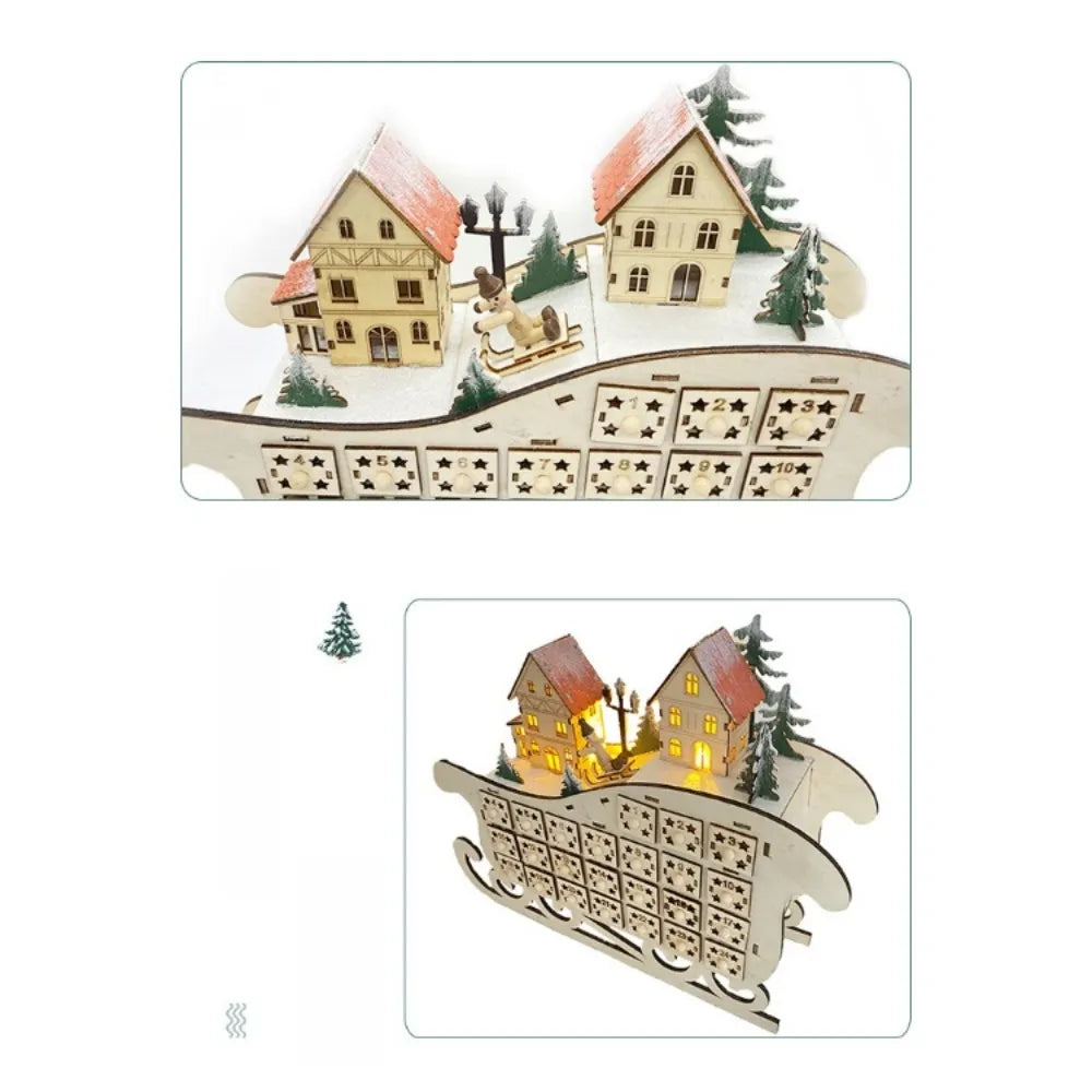 Wooden advent calendar 2025 β detail view 3