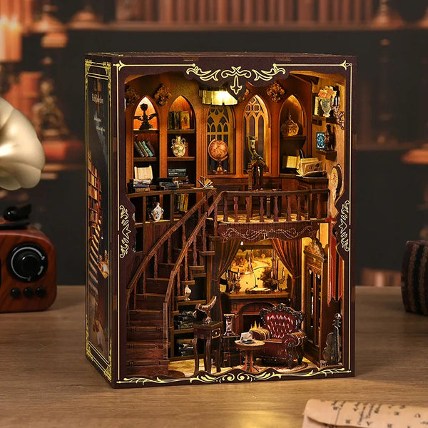 Ancient Rhyme Library Book Nook Kit – DIY Vintage Study Room