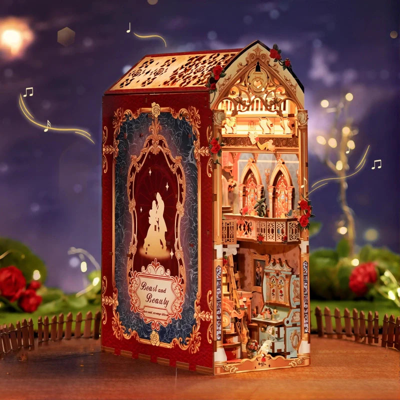 Beast and Beauty book nook kit β detail view 6