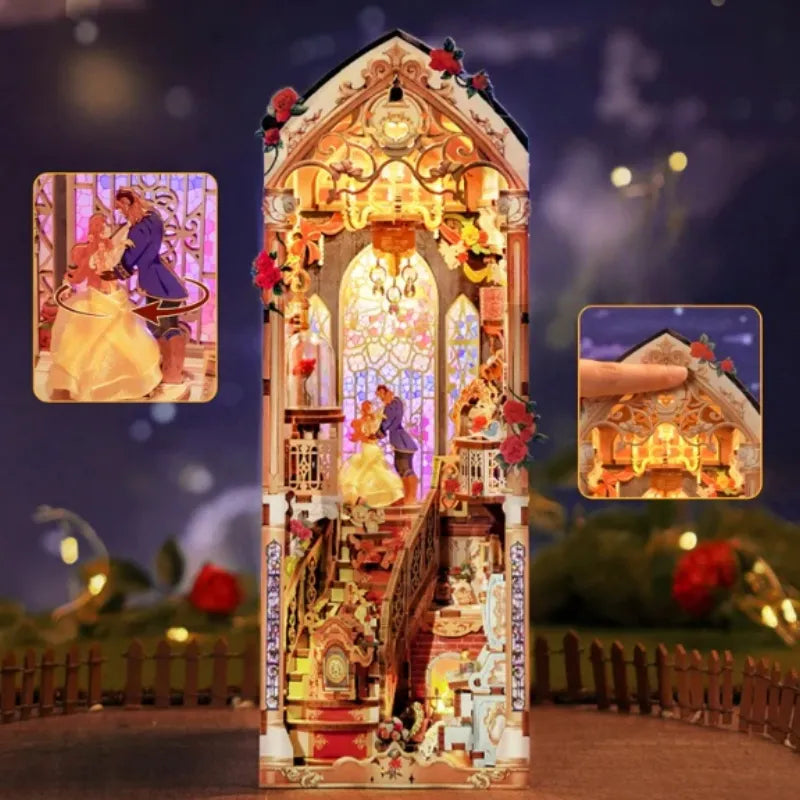Beast and Beauty book nook kit β detail view 5