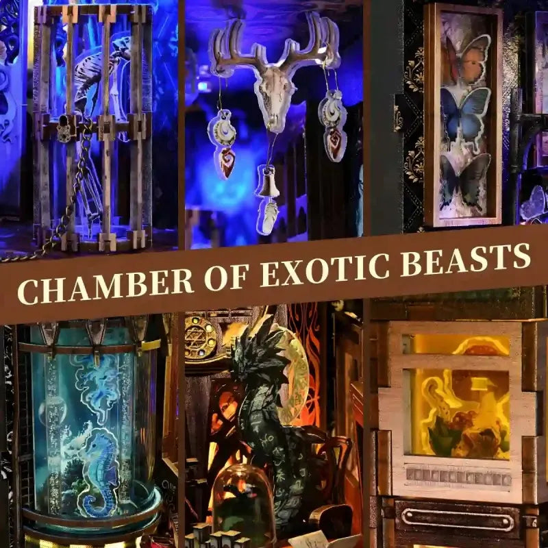 Book Nook - Chamber Of Exotic Beasts