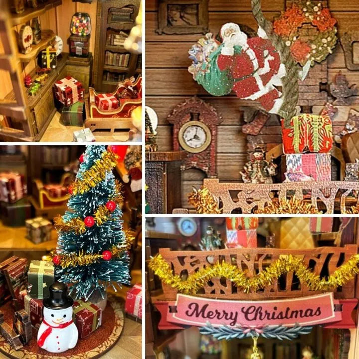 Book Nook - Christmas Jingle Cabin