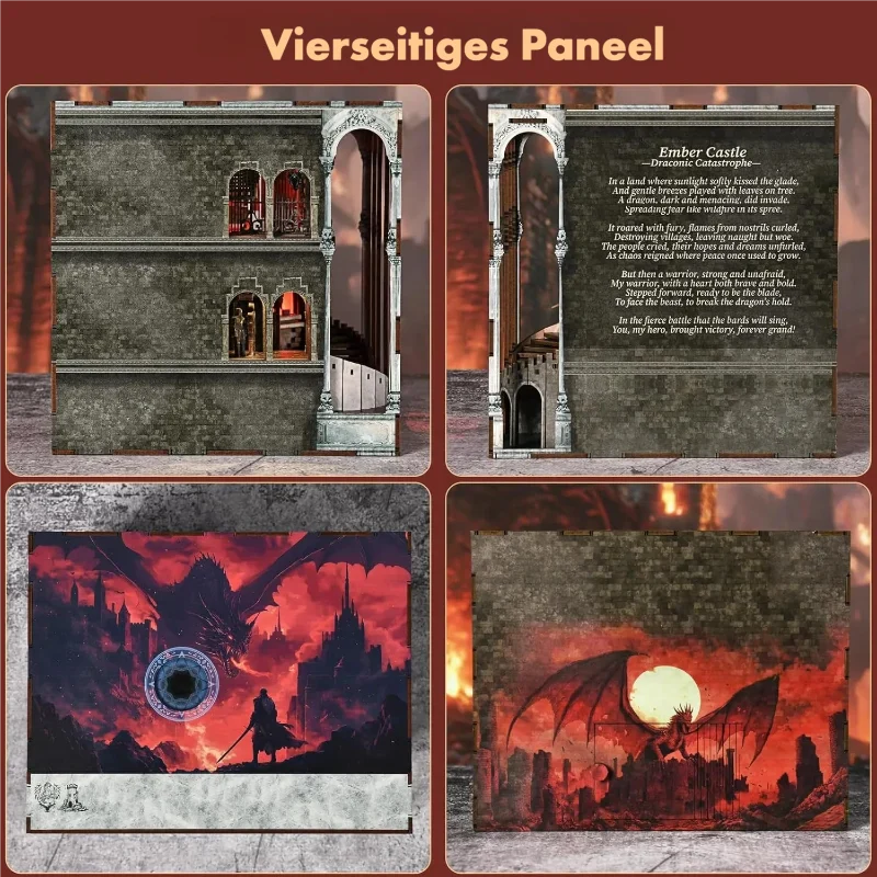 Ember Castle book nook kit – detail view 7