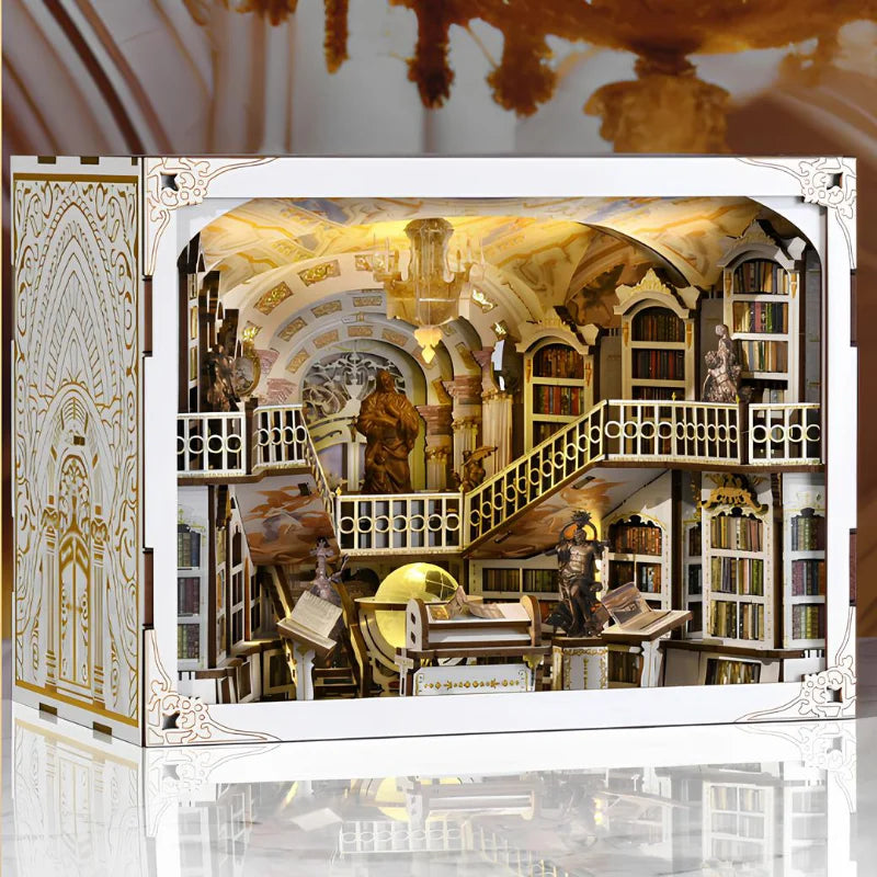 Library of Gods Max book nook kit – DIY mythic library