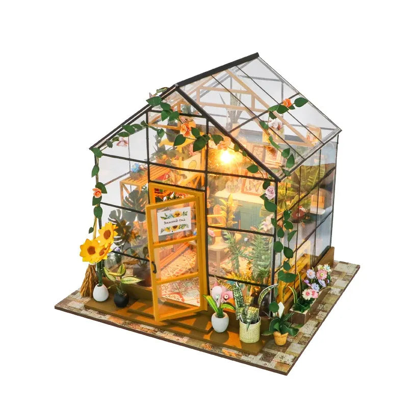 Miniature House - Sunshine Flower House