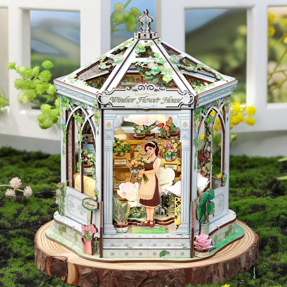 Windsor Flower House miniature kit β detail view 10