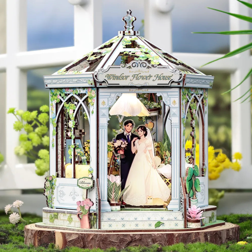 Windsor Flower House miniature kit β detail view 8