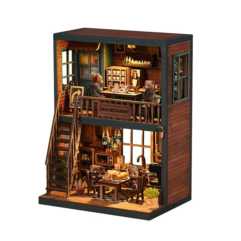 Miniature House Kit - Bear Restaurant