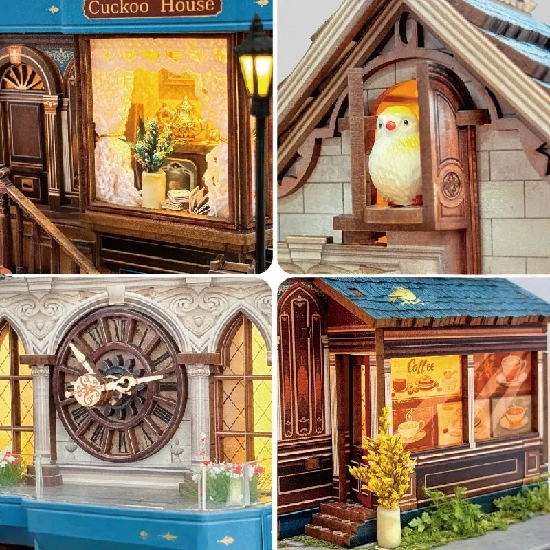 Cuckoo House 3D wooden puzzle – detail view 2
