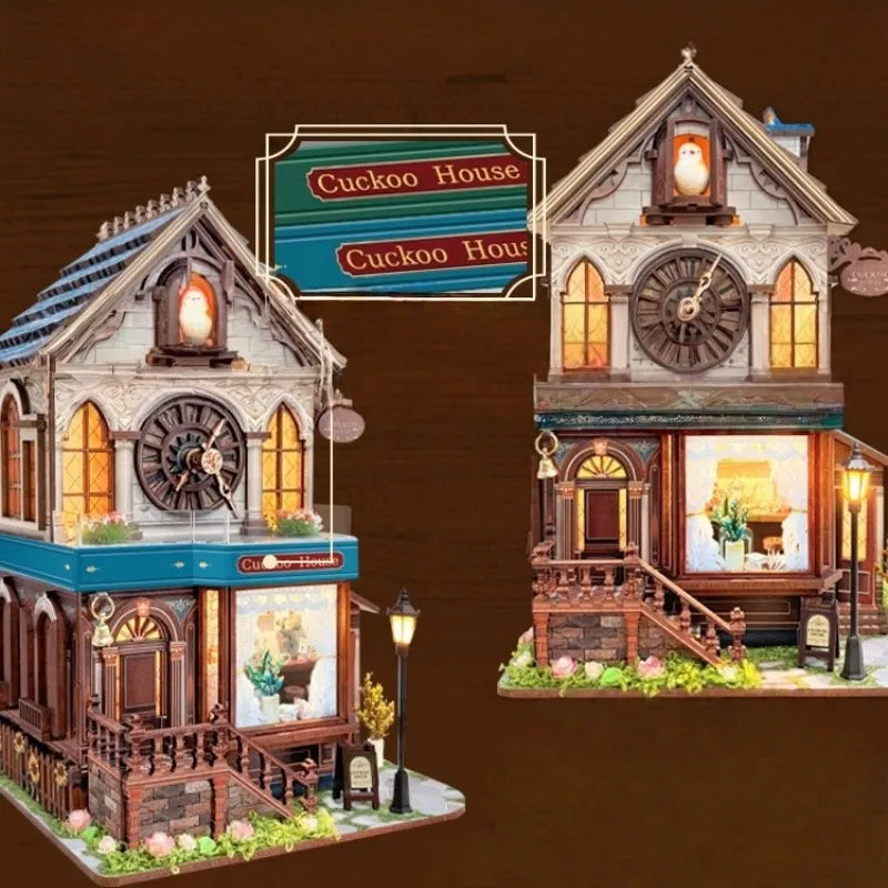Cuckoo House 3D wooden puzzle – detail view 4