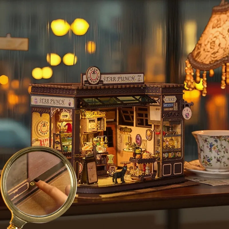 Magic Coffee Shop miniature house kit – detail view 3