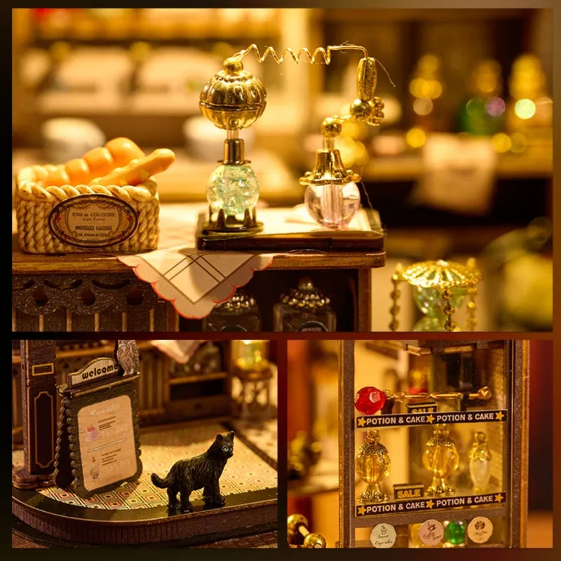 Magic Coffee Shop miniature house kit – detail view 2