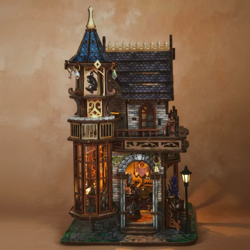 Time Magic Club Miniature House Kit – DIY Clock Tower Magic Shop