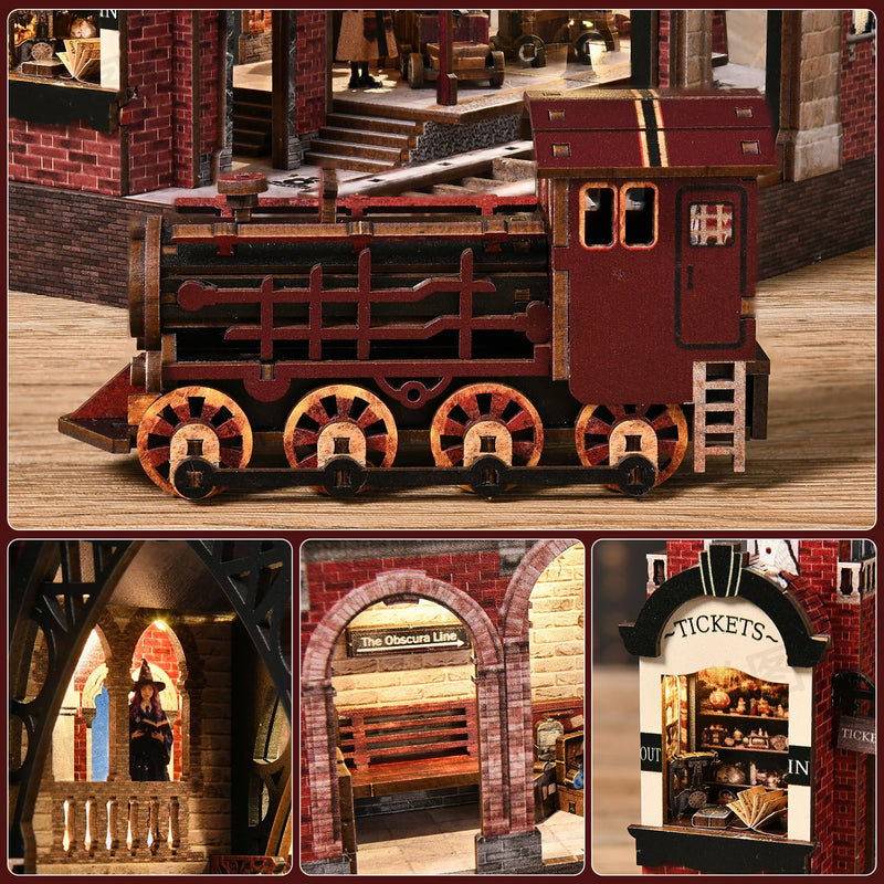 Hogsmoor Station Book Nook Kit