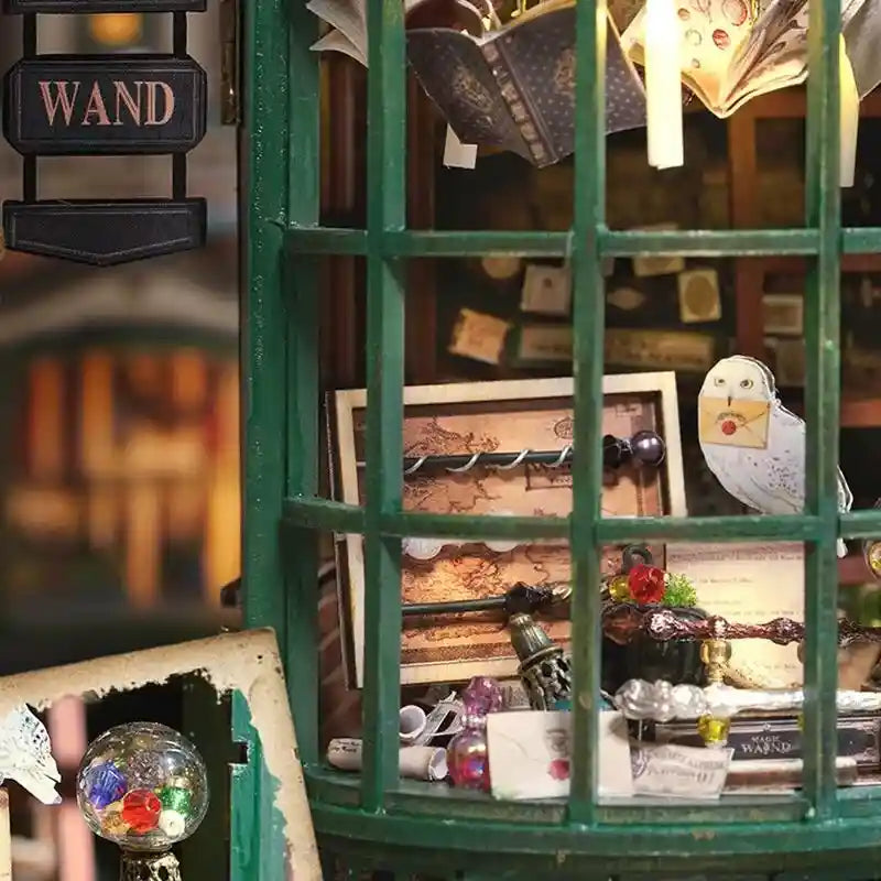 The Grand Magic Wand Emporium – DIY Vintage Magic Shop Miniature Kit