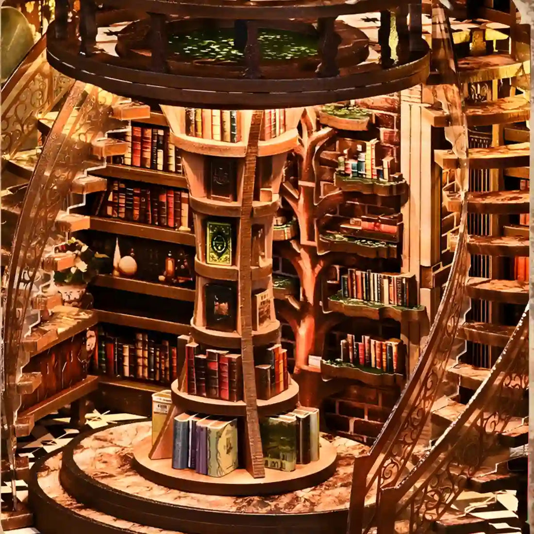 The Elder Oak book nook kit – detail view 7