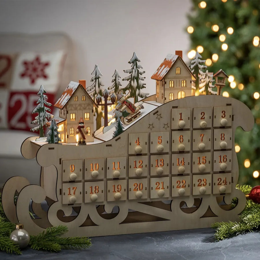 A Winter Village That Counts the Days