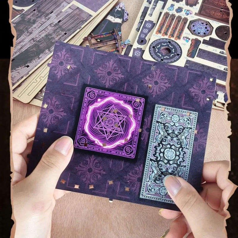 Tarot Divination Association Book Nook Kit – DIY Art Nouveau Scene