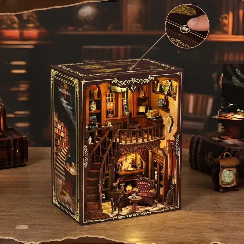 Ancient Rhyme Library Book Nook Kit – DIY Vintage Study Room