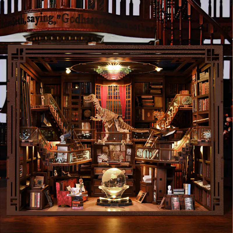 Beyond Library Max Book Nook Kit – DIY Large Miniature Private Library