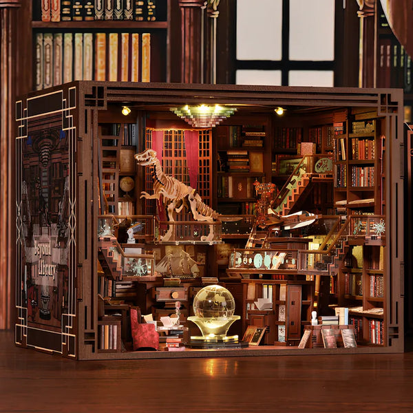 Beyond Library Max Book Nook Kit – DIY Large Miniature Private Library