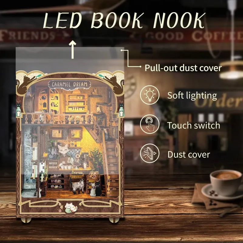 Book Nook - Caramel Dreams Cat Café