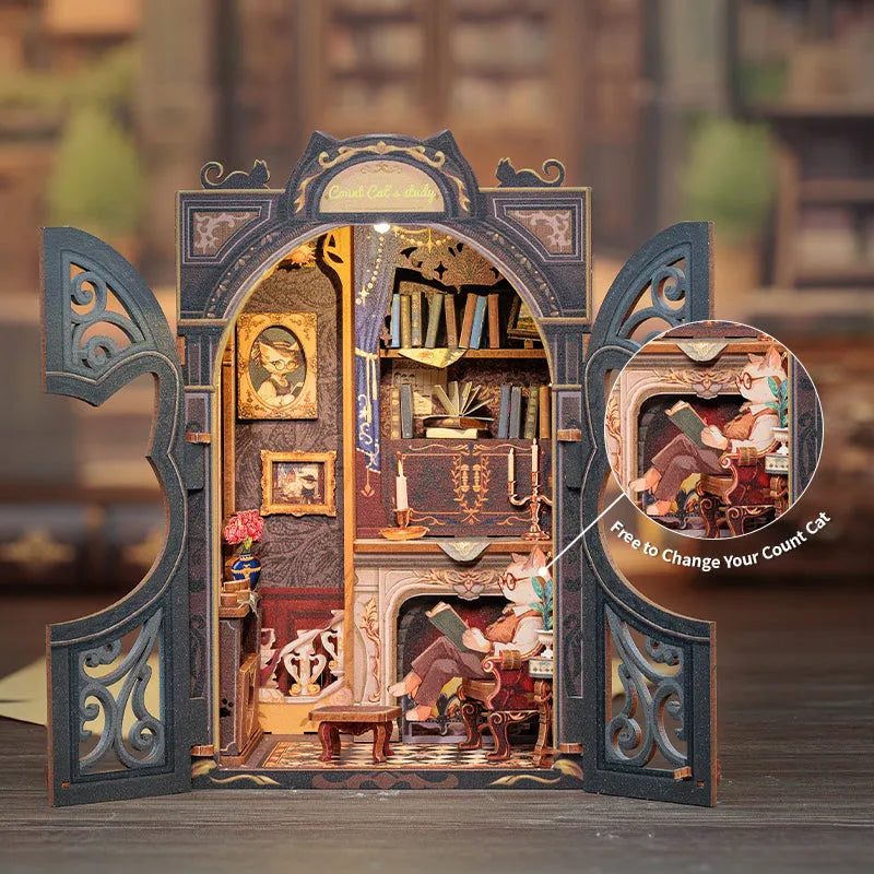 Book Nook - Count Cat's Study