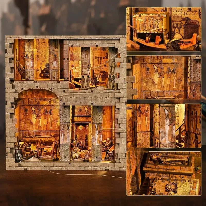 Egyptian Pharaoh's Tomb Book Nook Kit – DIY Ancient Egypt