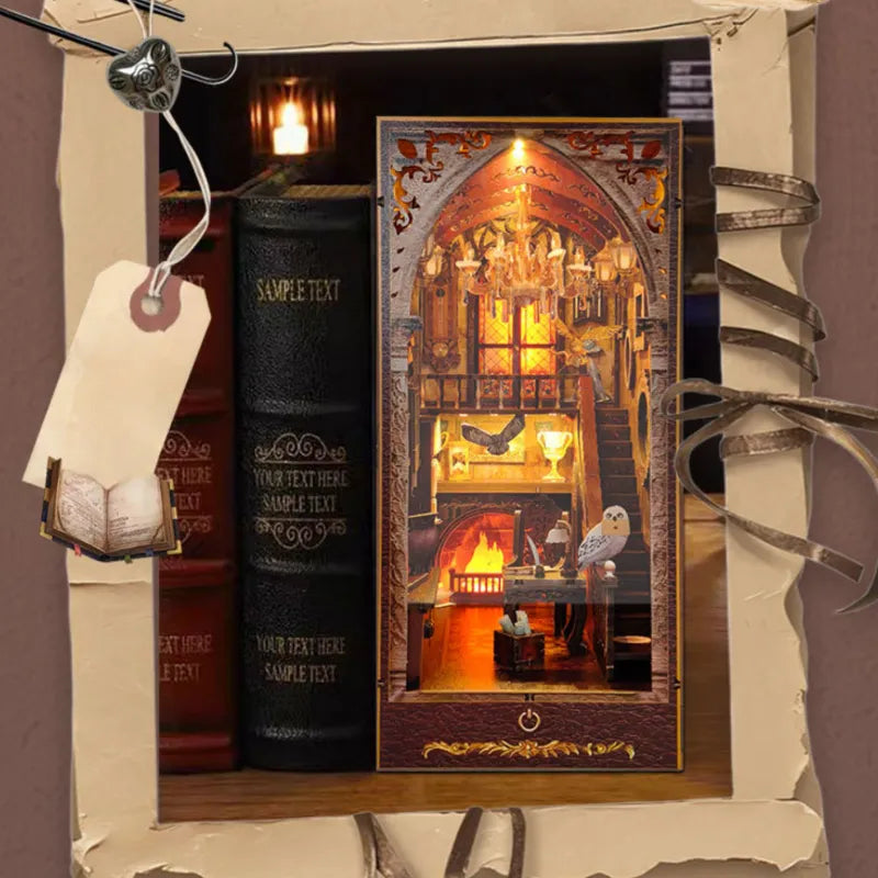Wizard School Alley Book Nook Kit – DIY Magic Lane