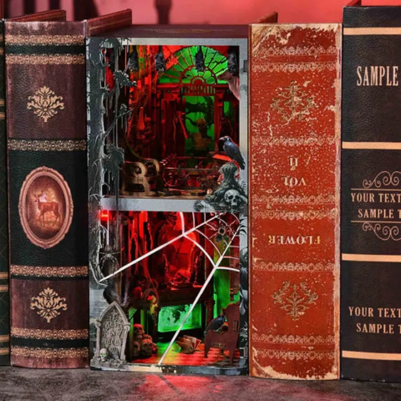 Haunted Mansion Book Nook Kit – DIY Gothic Ghost House