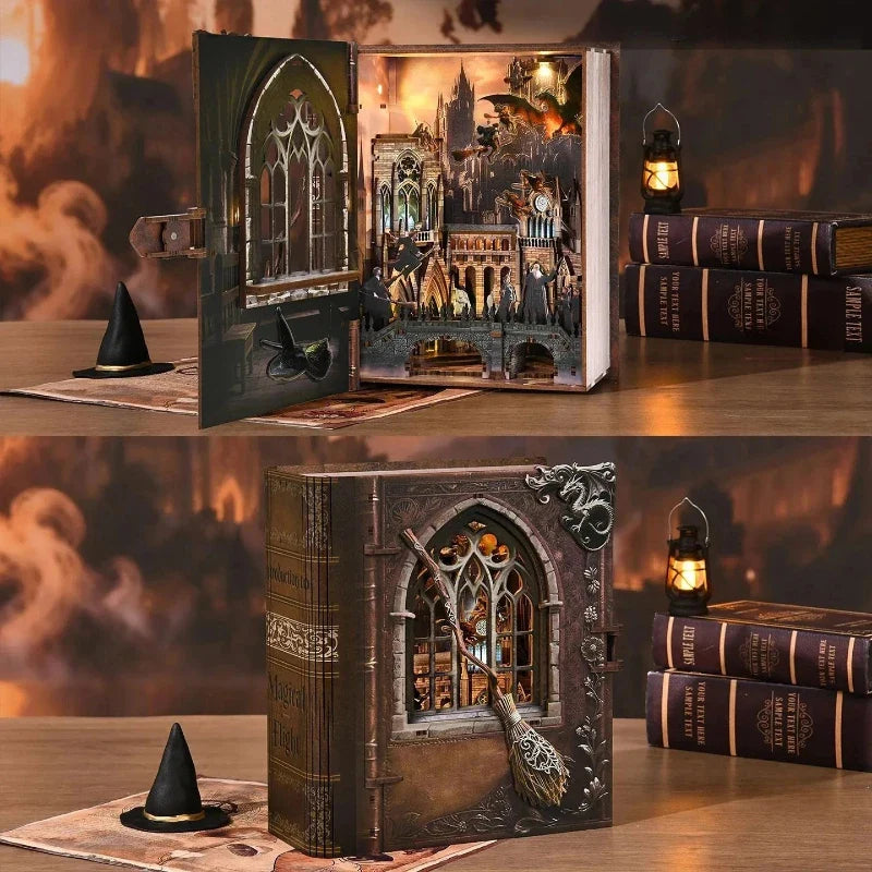 Introduction to Magical Flight Book Nook Kit – DIY Secret Tome
