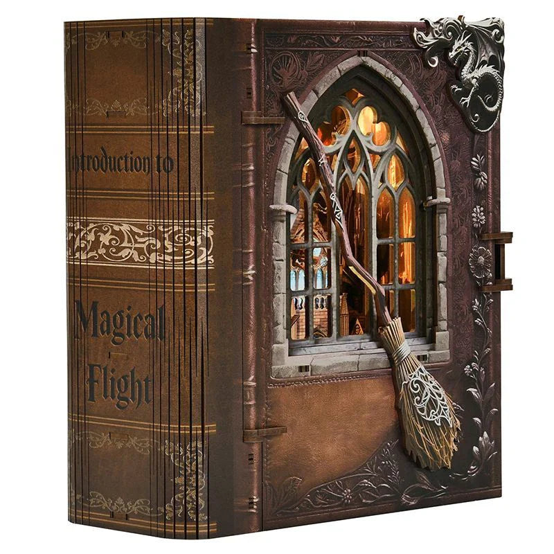 Introduction to Magical Flight Book Nook Kit – DIY Secret Tome