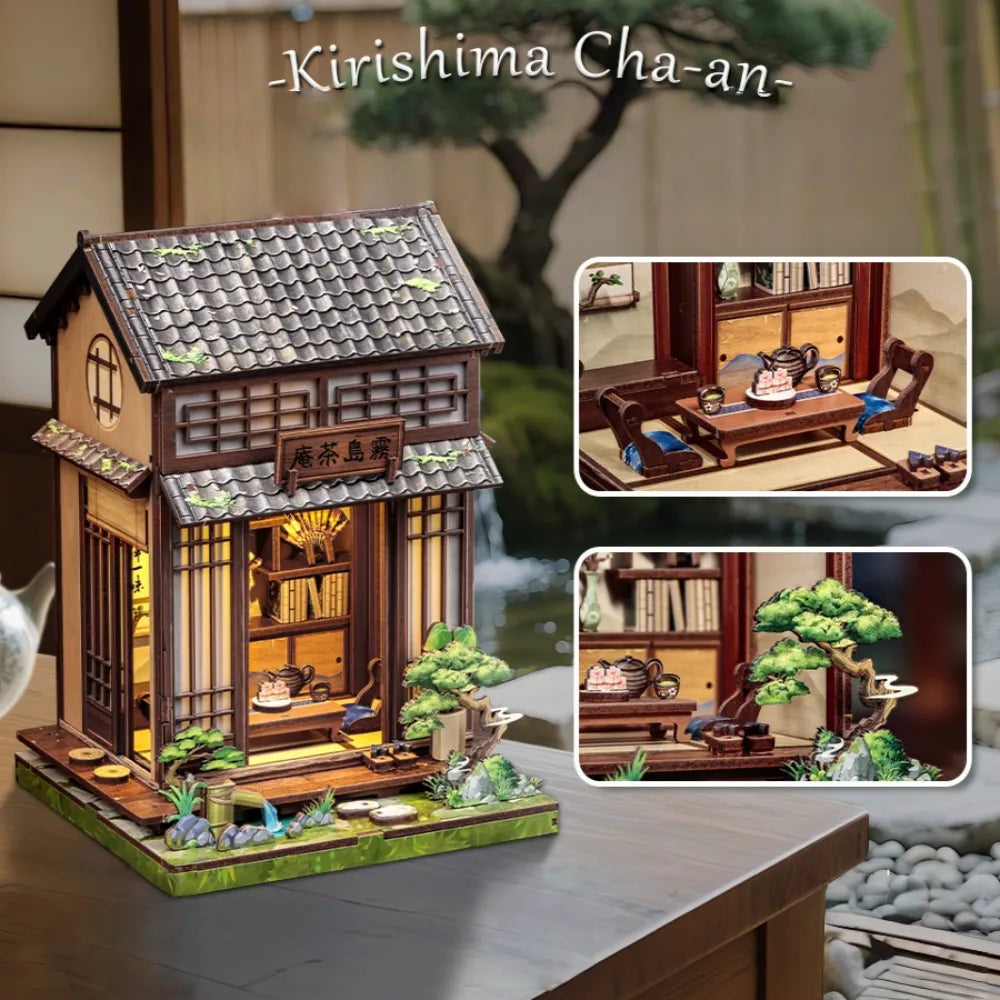 Kirishima Cha-an book nook kit – detail view 4