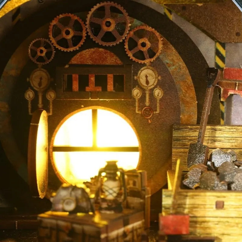 Mechanical Rhythm Book Nook Kit – DIY Steampunk Workshop