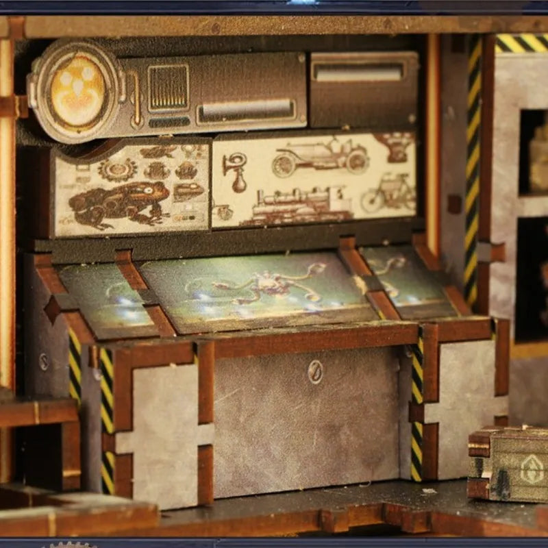 Mechanical Rhythm Book Nook Kit – DIY Steampunk Workshop