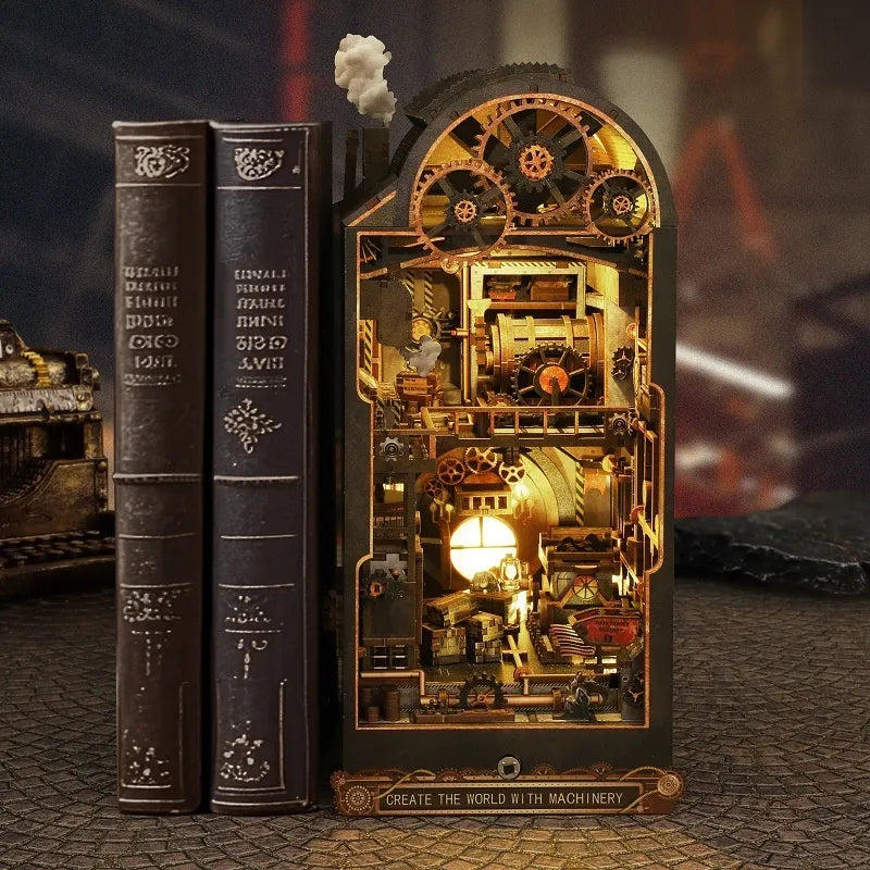 Mechanical Rhythm Book Nook Kit – DIY Steampunk Workshop