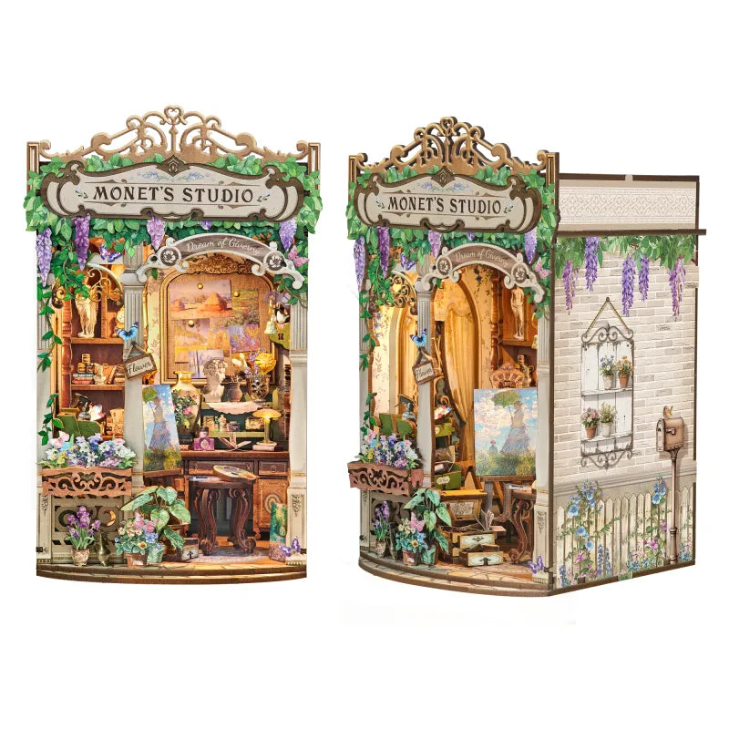 Monet's Impression Book Nook Kit – DIY Miniature Artist's Studio