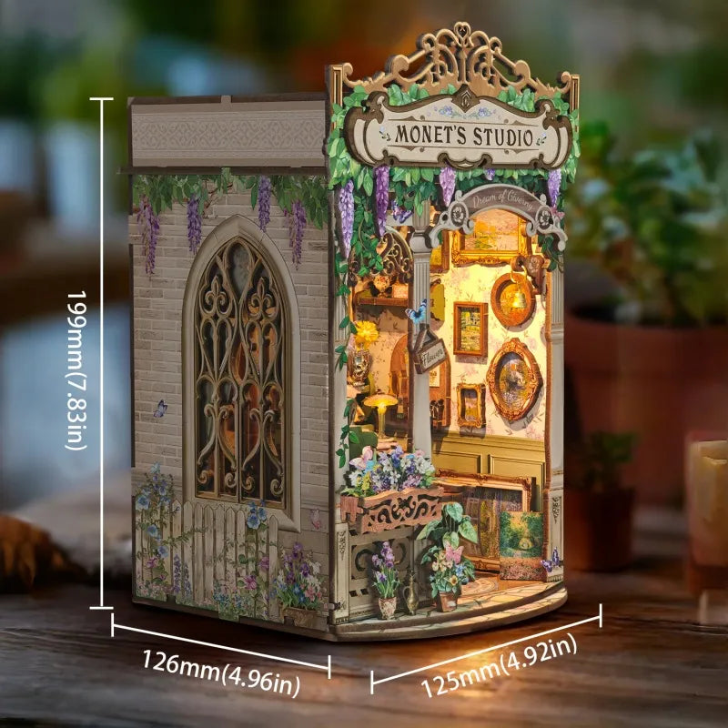 Monet's Impression Book Nook Kit – DIY Miniature Artist's Studio