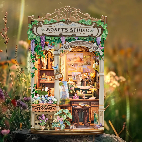 Monet's Impression Book Nook Kit – DIY Miniature Artist's Studio