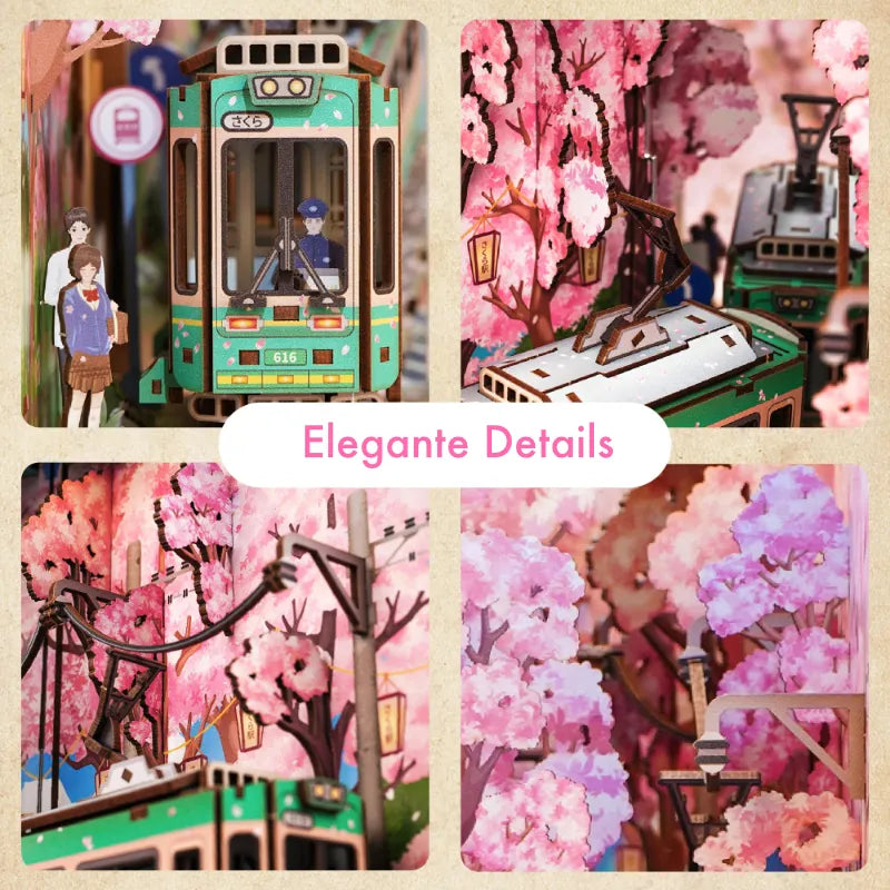 Sakura's Travel book nook kit – detail view 2