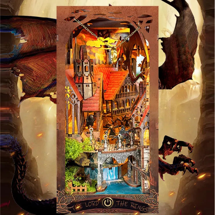 Spirit Valley of the Magic Ring Book Nook Kit – DIY Fantasy Valley