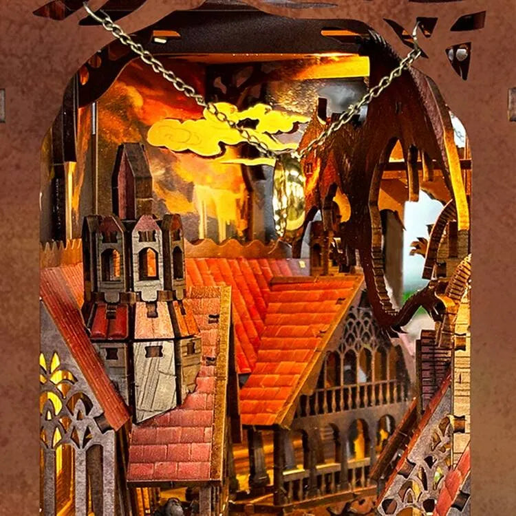 Spirit Valley of the Magic Ring Book Nook Kit – DIY Fantasy Valley