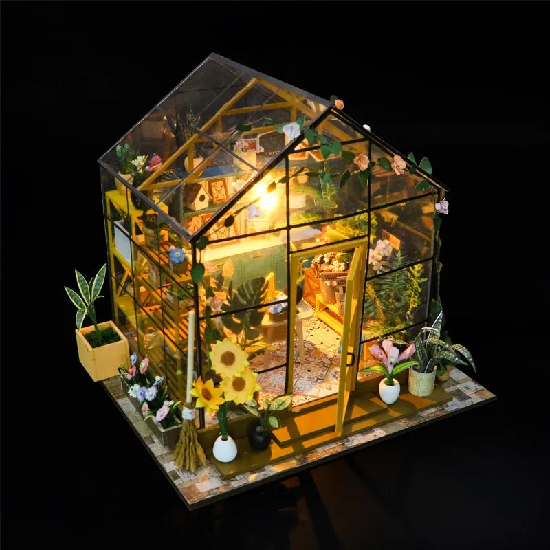Miniature House - Sunshine Flower House