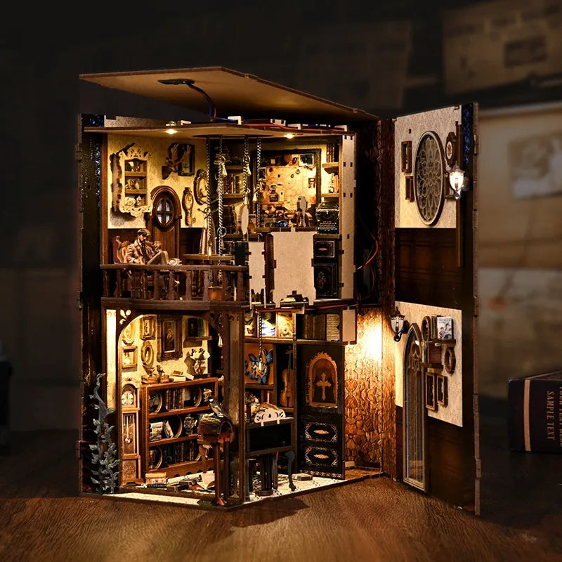 The Case of the Hidden Box Book Nook Kit – DIY Detective Room