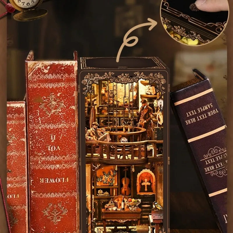 The Case of the Hidden Box Book Nook Kit – DIY Detective Room