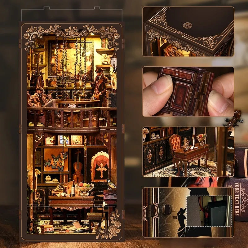 The Case of the Hidden Box Book Nook Kit – DIY Detective Room