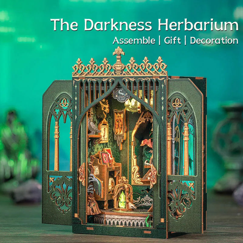 The Darkness Herbarium Book Nook Kit – DIY Gothic Greenhouse