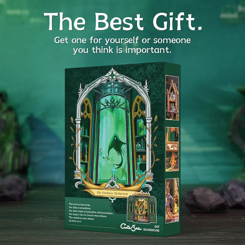 The Darkness Herbarium Book Nook Kit – DIY Gothic Greenhouse