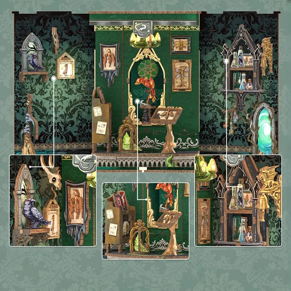 The Darkness Herbarium book nook kit – detail view 5