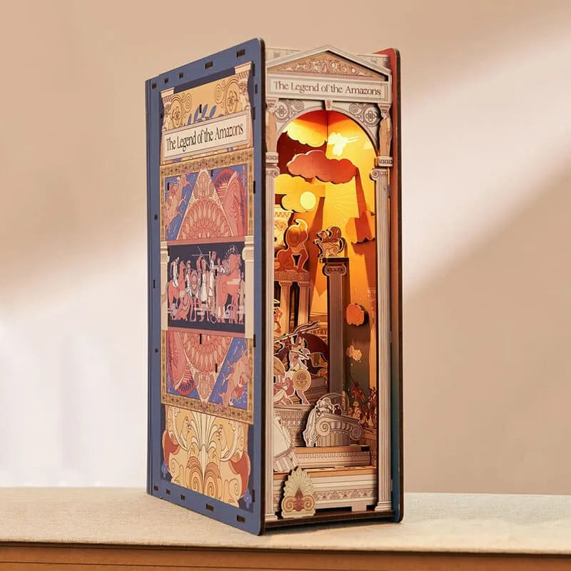 The Legend of the Amazons Book Nook Kit – DIY Greek Battle Scene